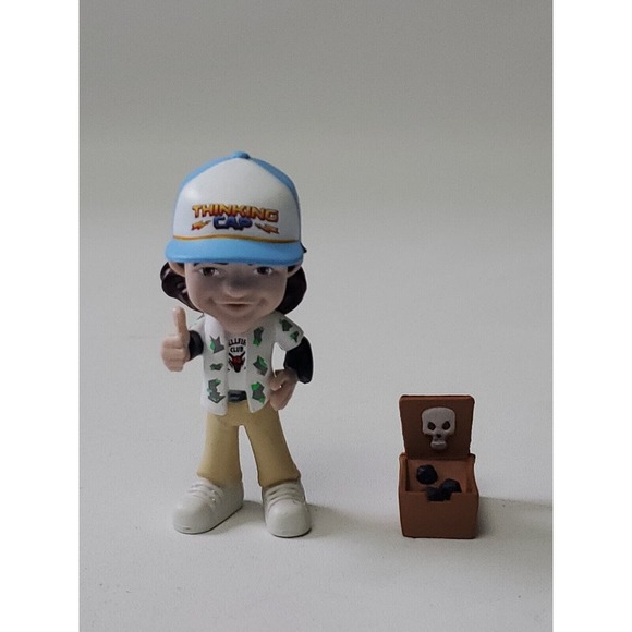 Yume Toys Stranger Things Upside Down Dustin Henderson Figure Thinking Cap Hat - Picture 1 of 5